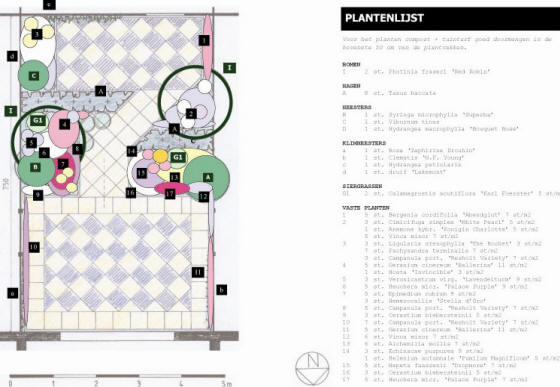 Voorbeeld beplantingsplan